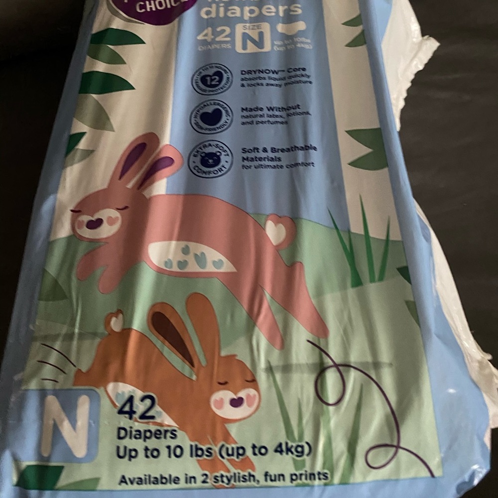 Newborn diapers